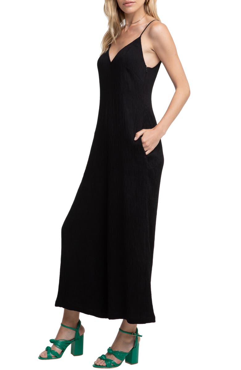 ASTR the Label Arden Jumpsuit, Alternate, color, Black