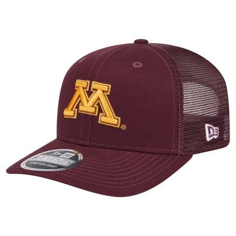 Men's New Era Maroon Minnesota Golden Gophers Primary 9SEVENTY Trucker Stretch-Snap Hat