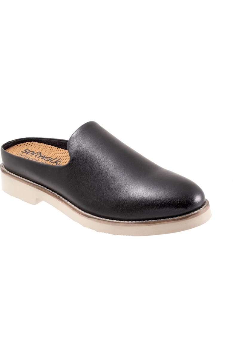 SoftWalk<sup>®</sup> Wolcott II Mule, Main, color, Black Leather