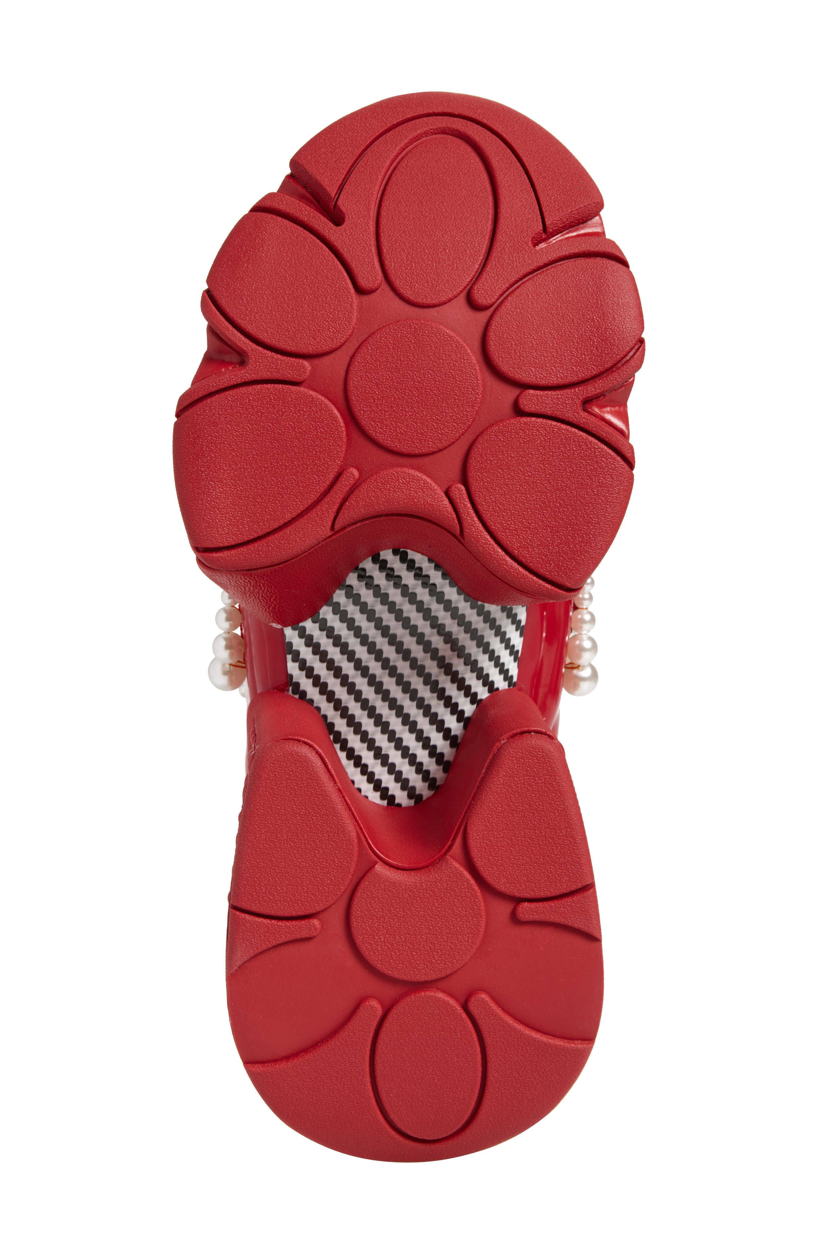x Reebok Instapump Fury Platform Sneaker, Alternate, color, RED