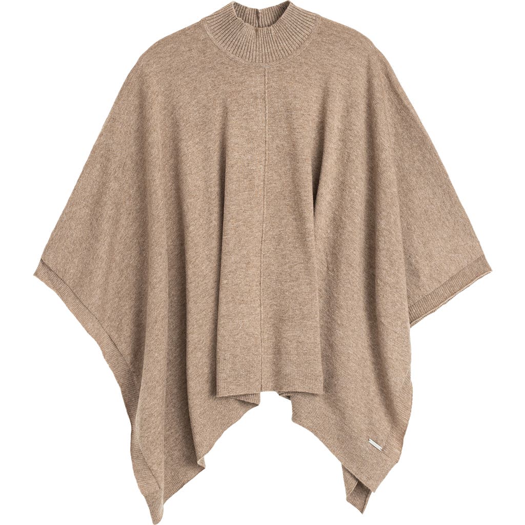 Lauren Ralplh Lauren Knit Poncho In Brown