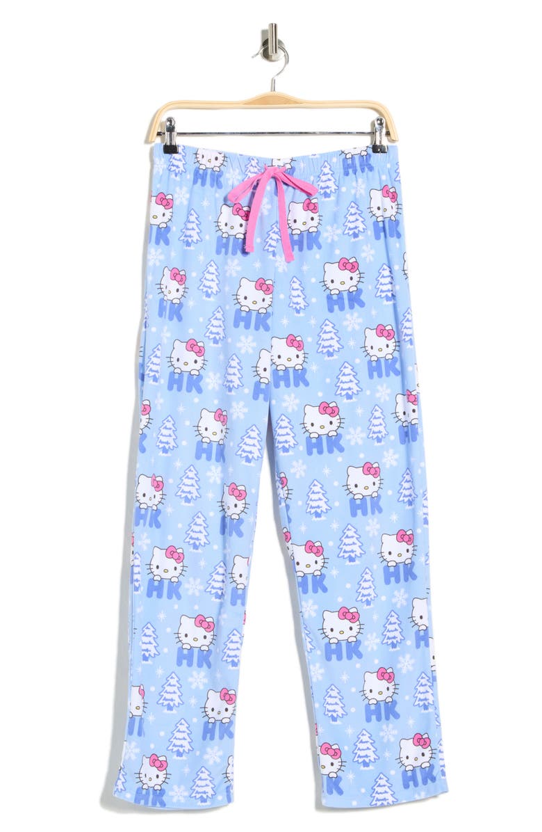 Hello Kitty Pajama Pants, Alternate, color, Blue Print