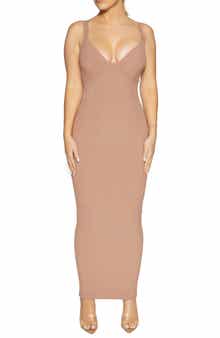 Naked Wardrobe Faux Bustier Maxi Dress