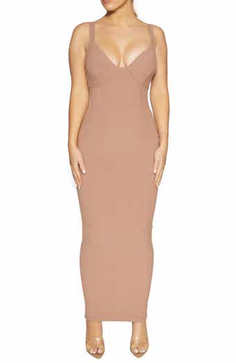 Naked Wardrobe Faux Bustier Maxi Dress