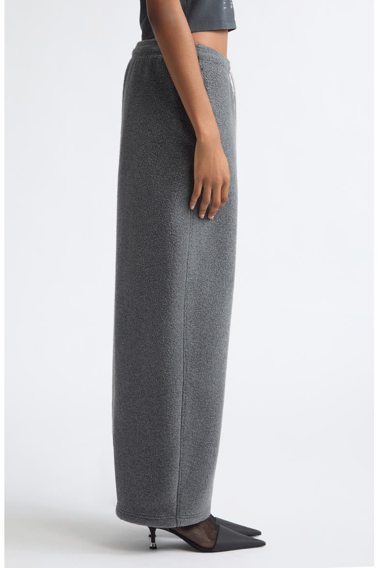 Fleece Track Pants, Alternate, color, DARK GREY MELANGE