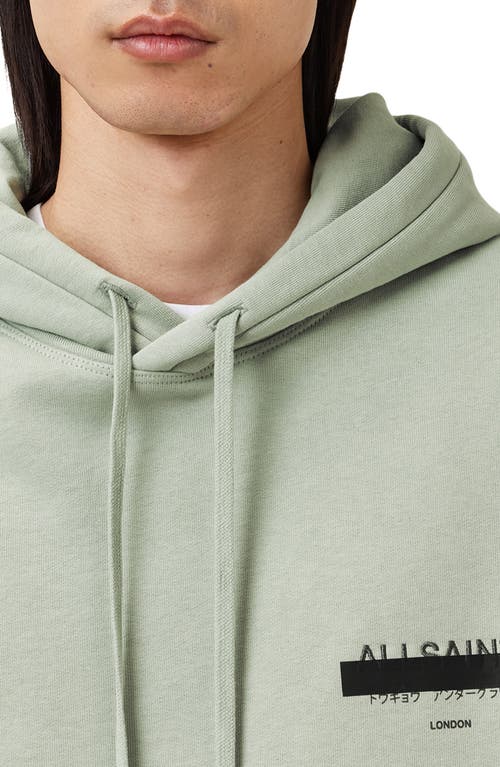 Allsaints Redact Pullover Embroidered Logo Hoodie
