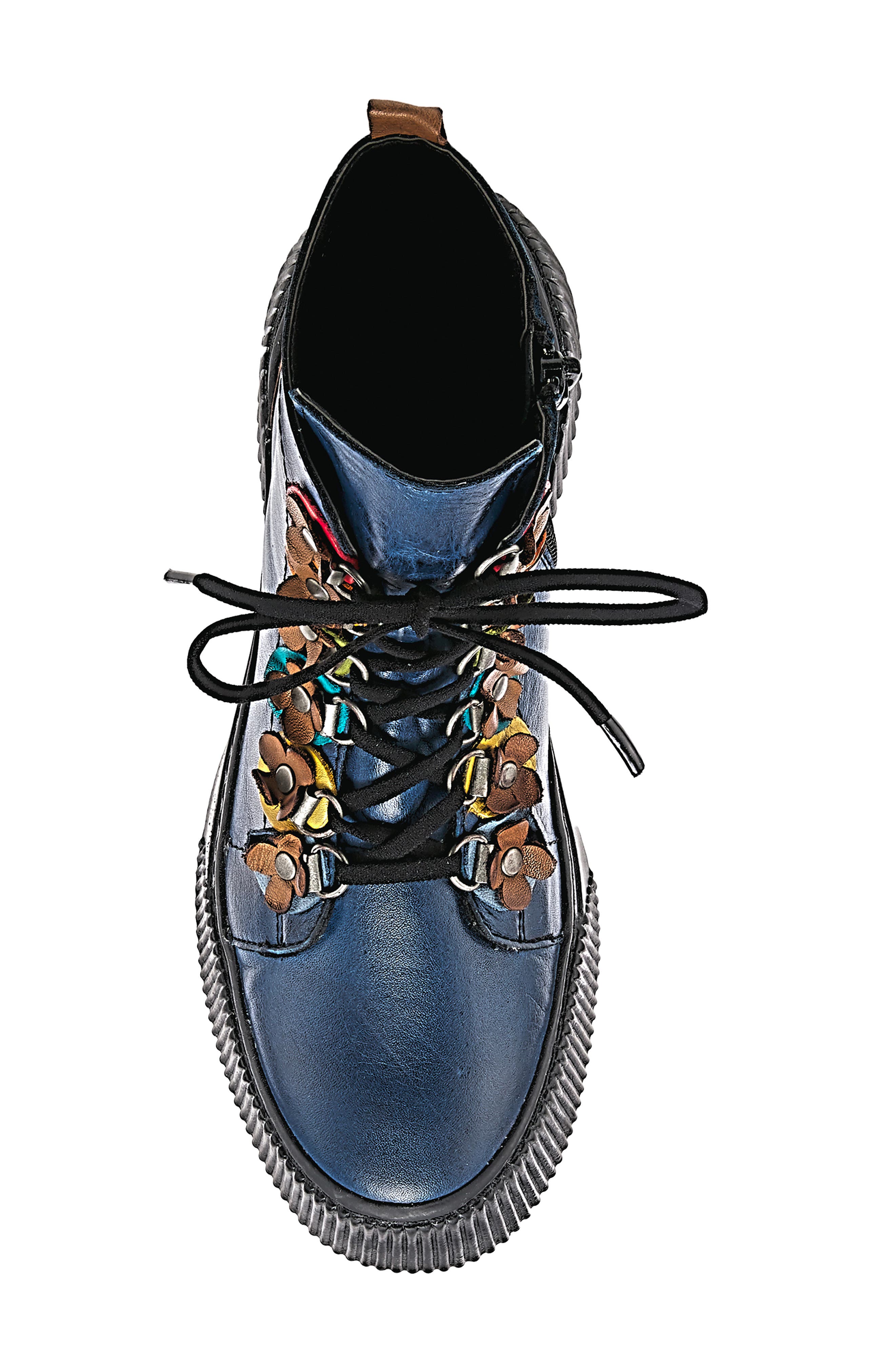 Spring Step Yeba Bootie, Alternate, color, Blue Multi