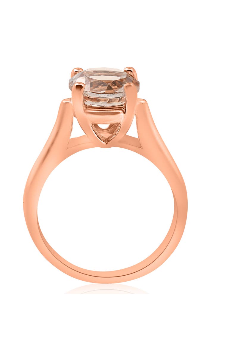 Bliss Diamond 8MM Round 1 3/4CT Genuine Morgranite 14k Gold Solitaire Engagement Ring, Alternate, color,