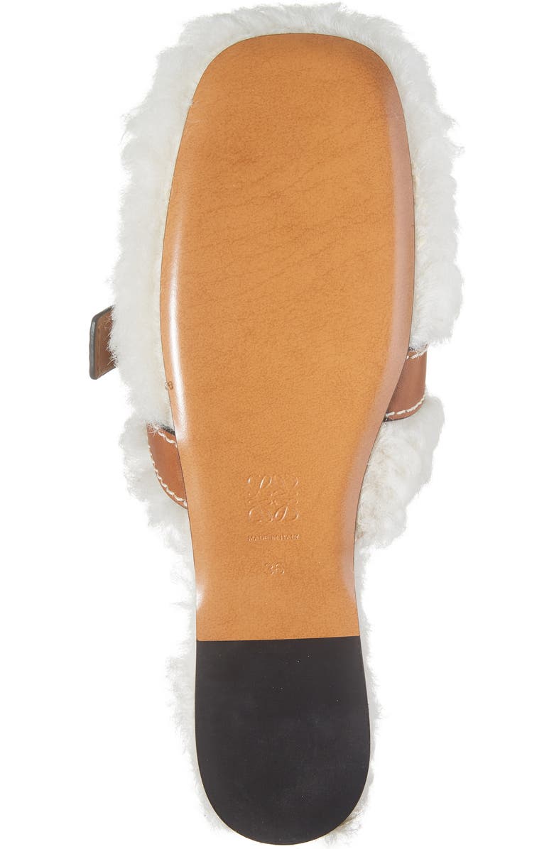 Loewe Gate Genuine Shearling Mule, Alternate, color,