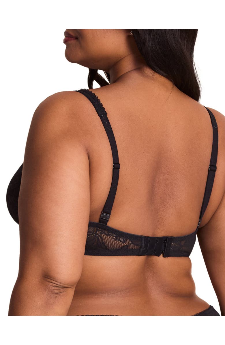Adore Me Winona Unlined Full Coverage Bra, Alternate, color, Black