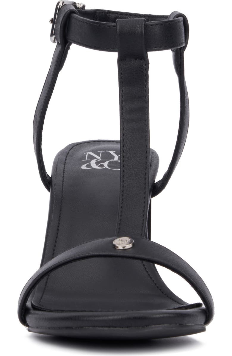 NEW YORK AND COMPANY Livvy Block Heel Sandal, Alternate, color, Black