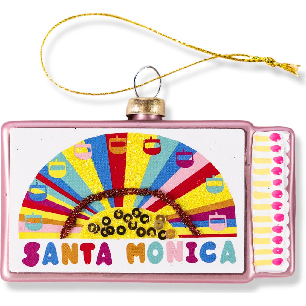 Furbish Matchbook Ornament In Pink