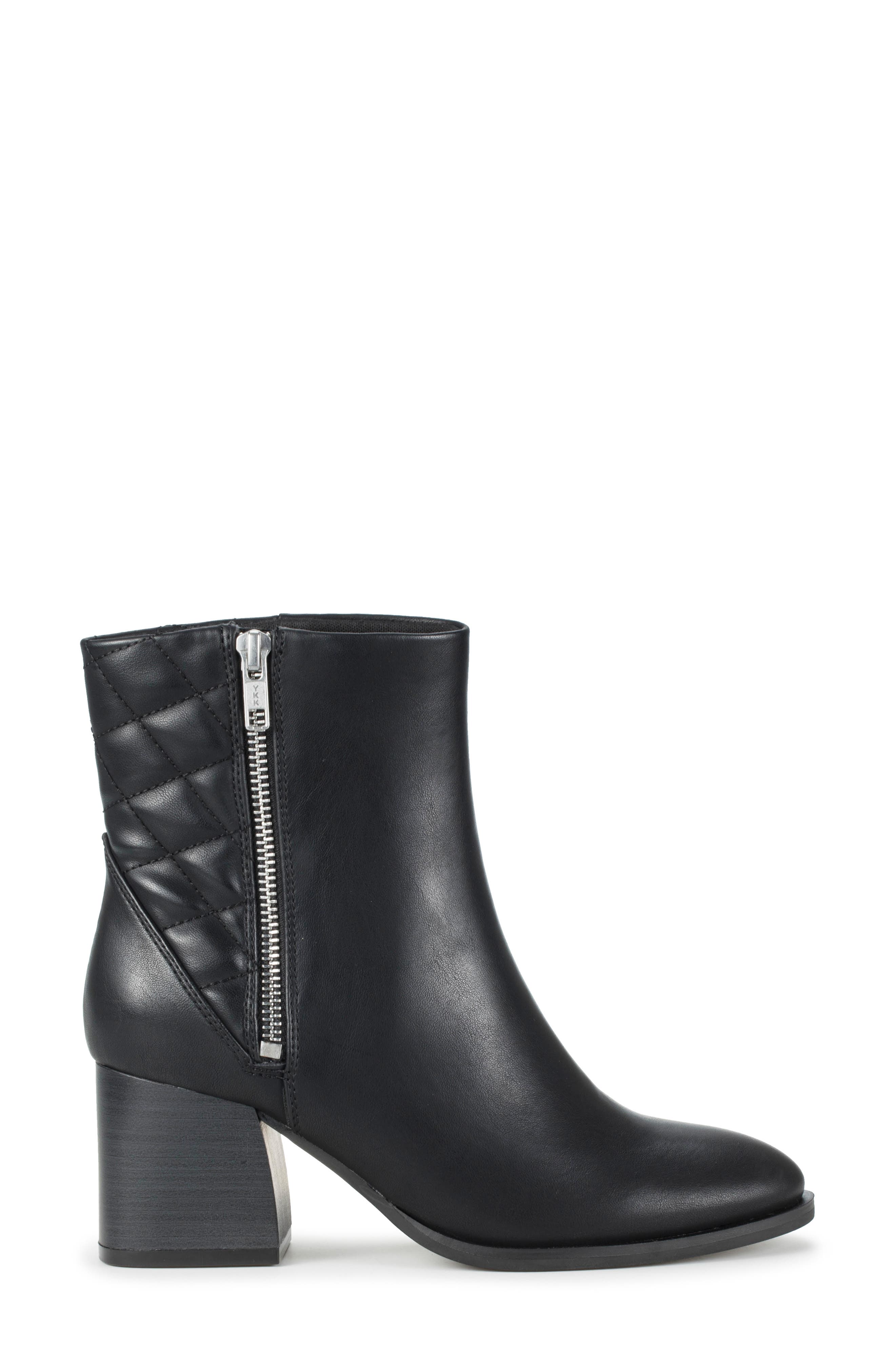 Dineen Block Heel Boot, Alternate, color, BLACK