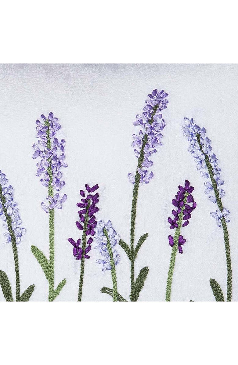 C&F Home Lavender Fields Embroidered Throw Pillow, 14" x 22", Alternate, color, Purple