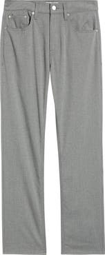 FRAME Modern Straight Leg Five-Pocket Twill Pants