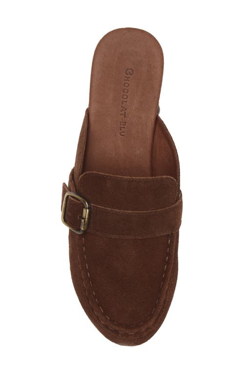 Chocolat Blu Genni Platform Loafer Mule In Brown