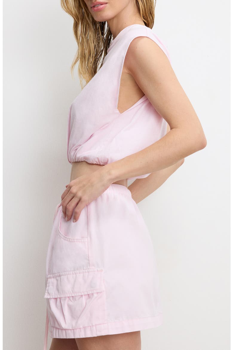 Gathered Hem Muscle Top, Alternate, color, BUBBLEGUM005