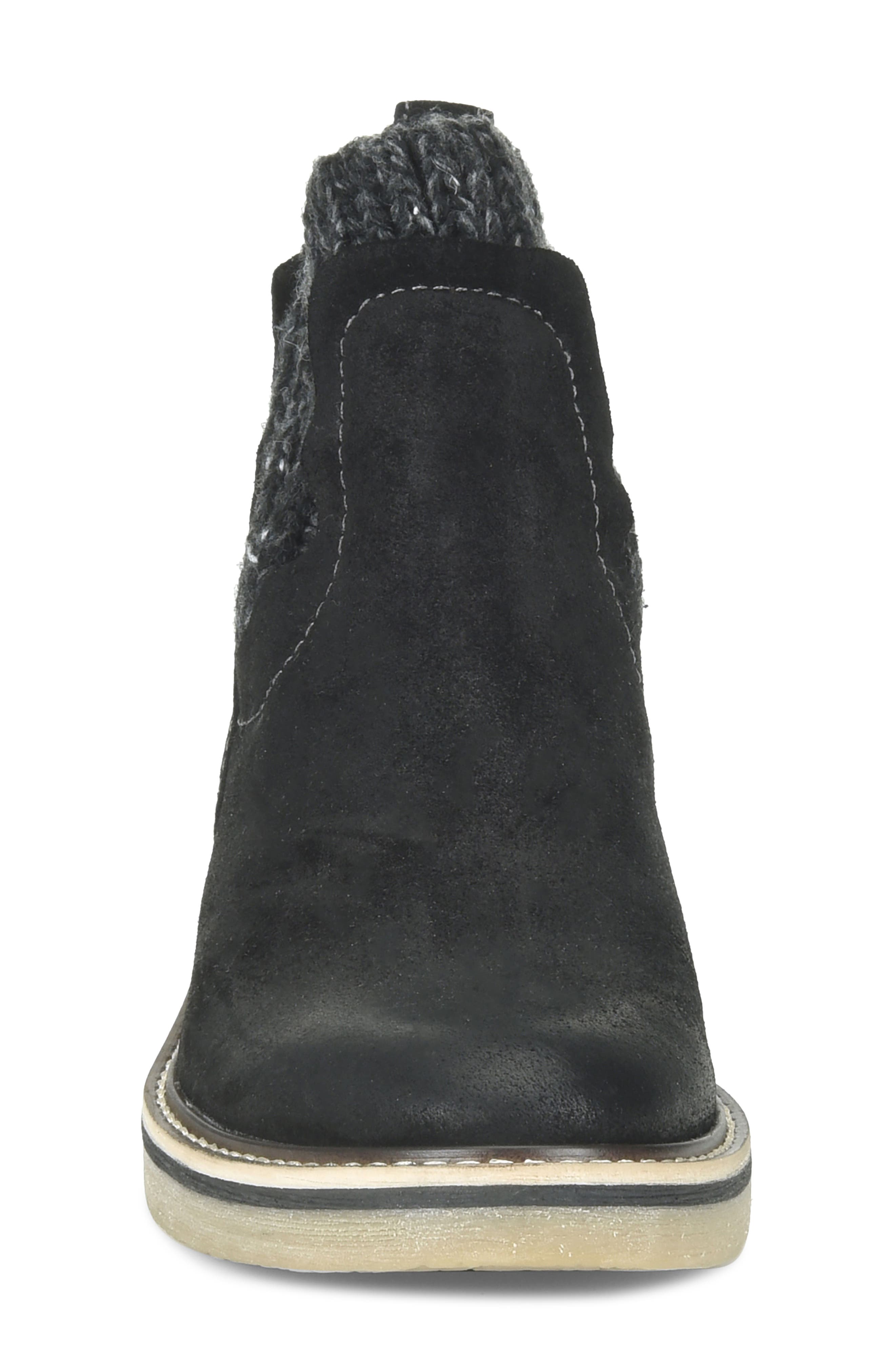 Comfortiva Rawnie Bootie, Alternate, color, Black Suede