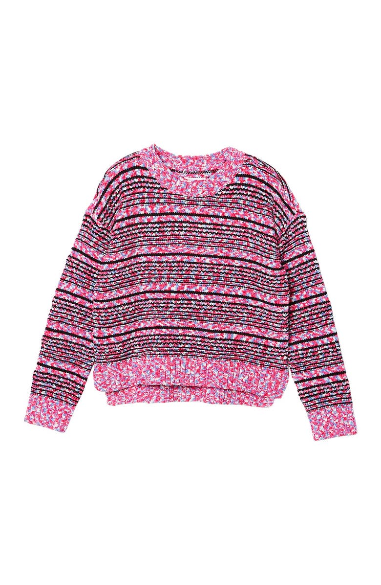 Design History Marled Knit Crew Neck Sweater, Main, color, 