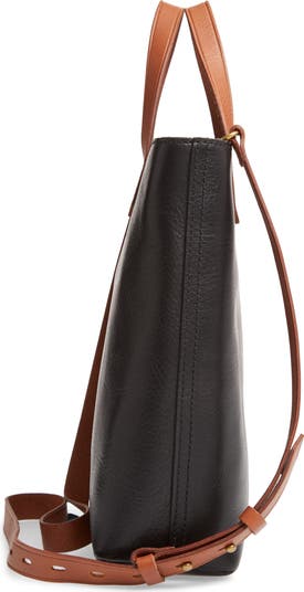 Small Transport Leather Crossbody Tote
