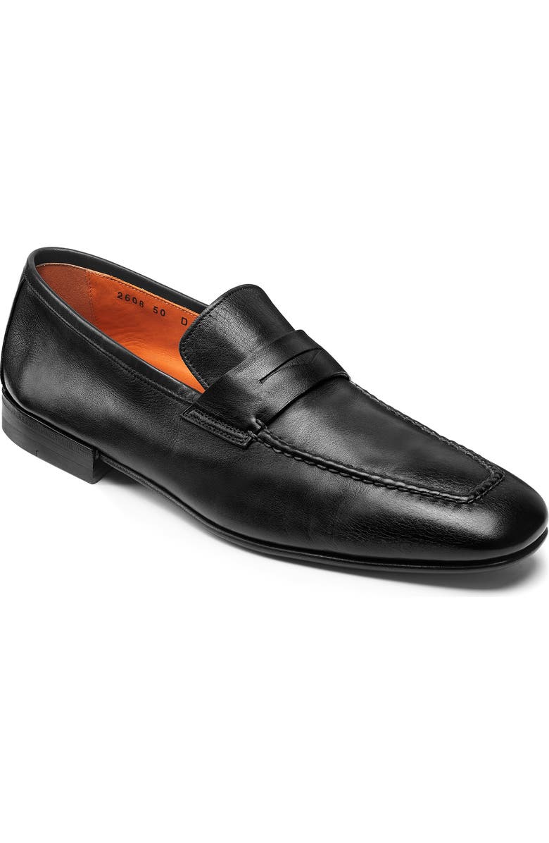 Santoni Fox Packable Penny Loafer, Main, color,