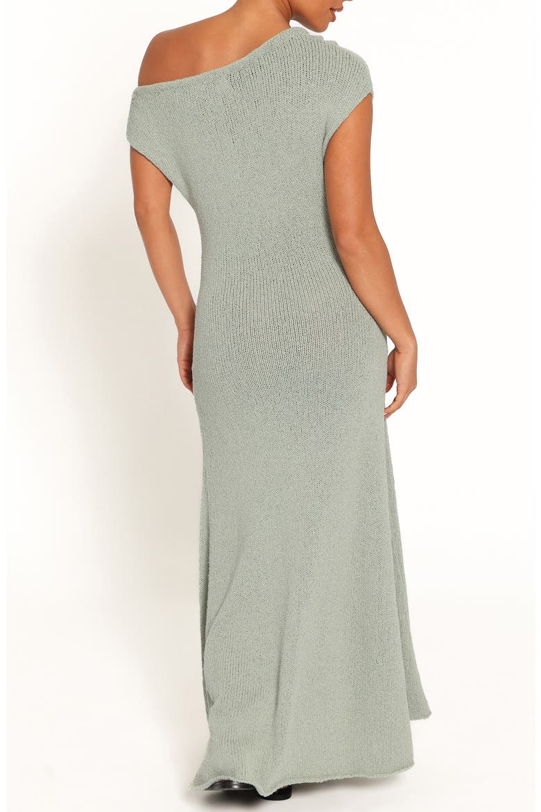 Linora Off Shoulder Maxi Dress, Alternate, color, SAGE GREEN