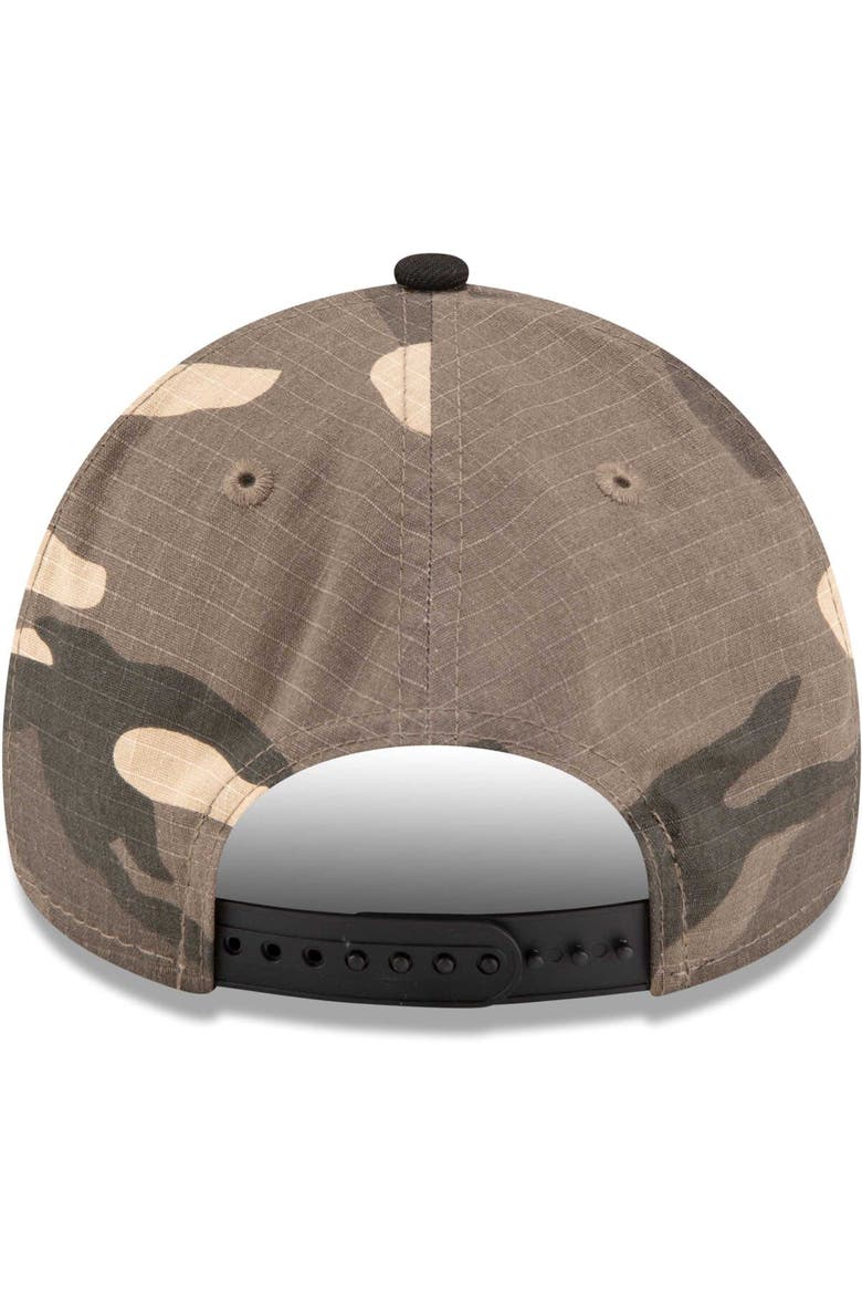Men's New Era Boston Red Sox Camo Crown A-Frame 9FORTY Adjustable Hat, Alternate, color, Camo