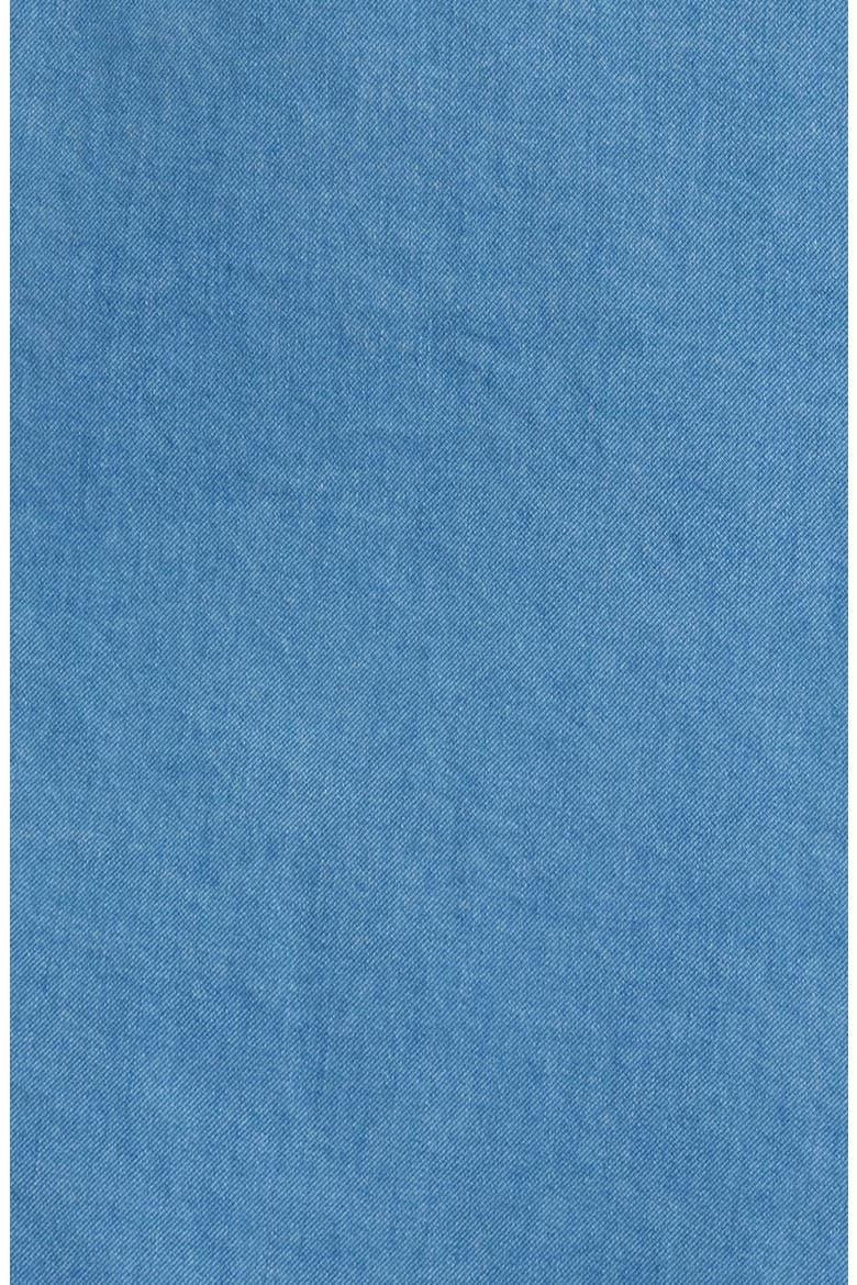 Denim Button-Up Shirt, Alternate, color, MID BLUE
