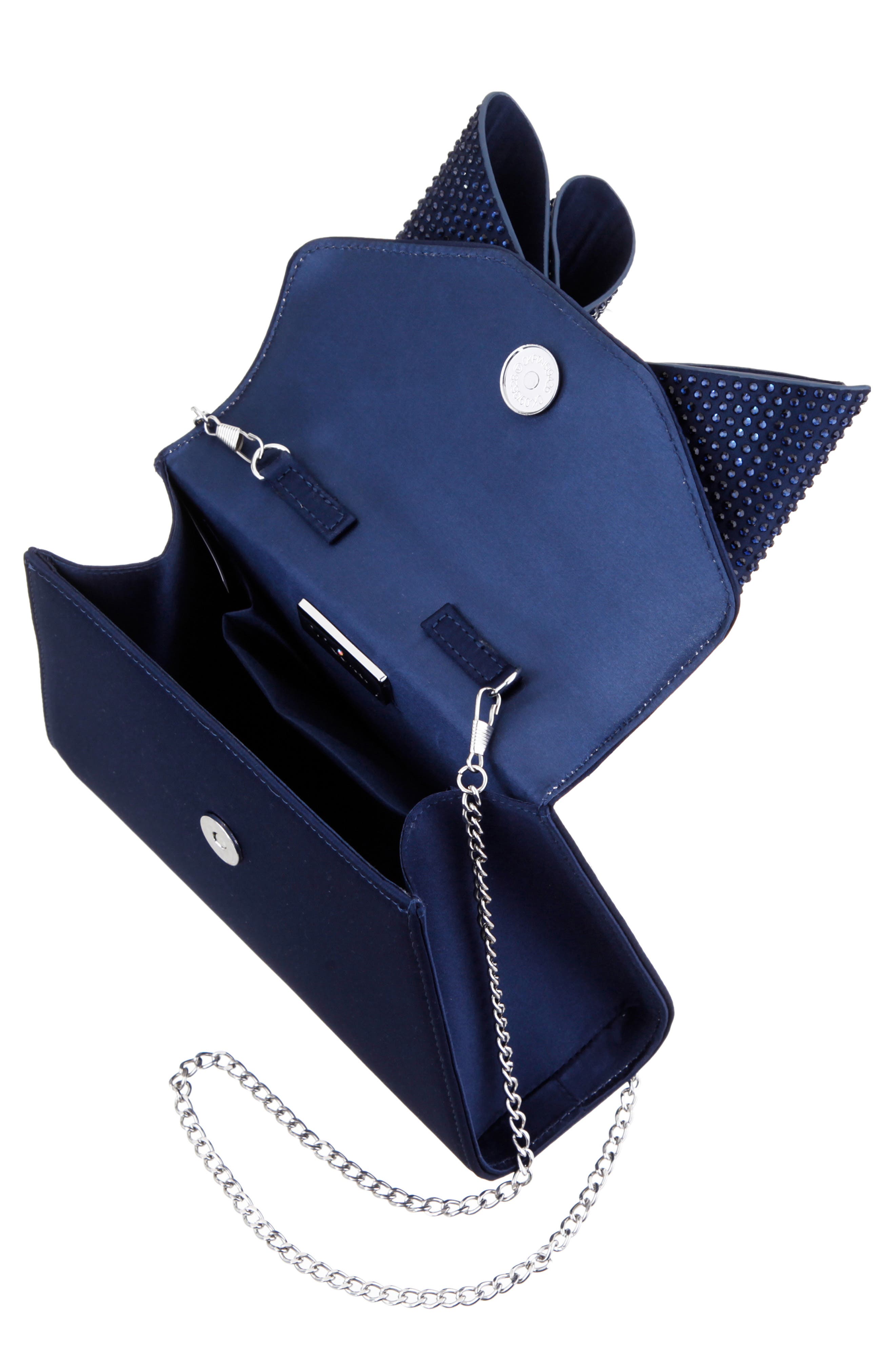 Nina Alila Top Handle Bag, Alternate, color, Navy