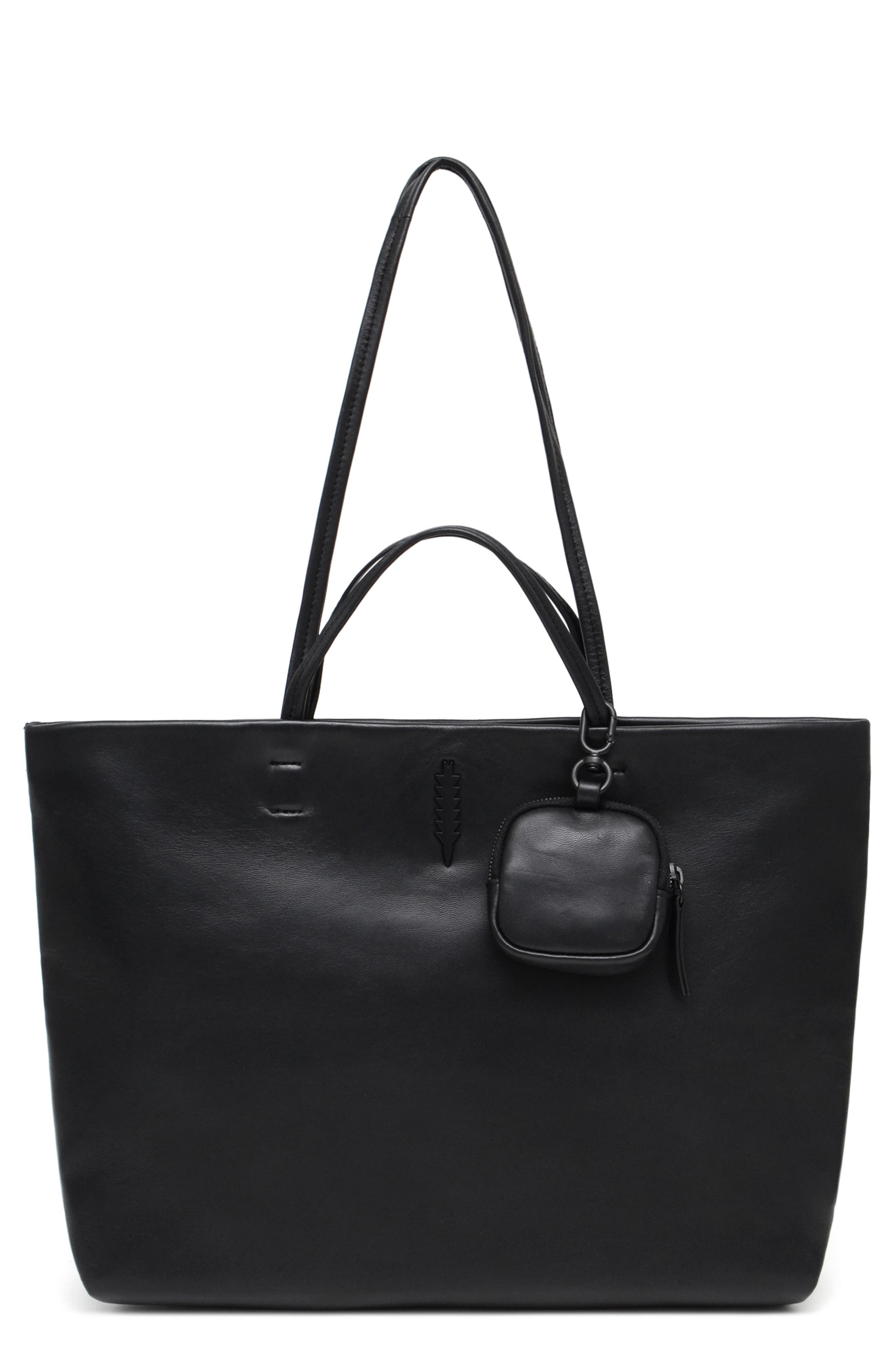 Liz East/West Leather Tote Bag