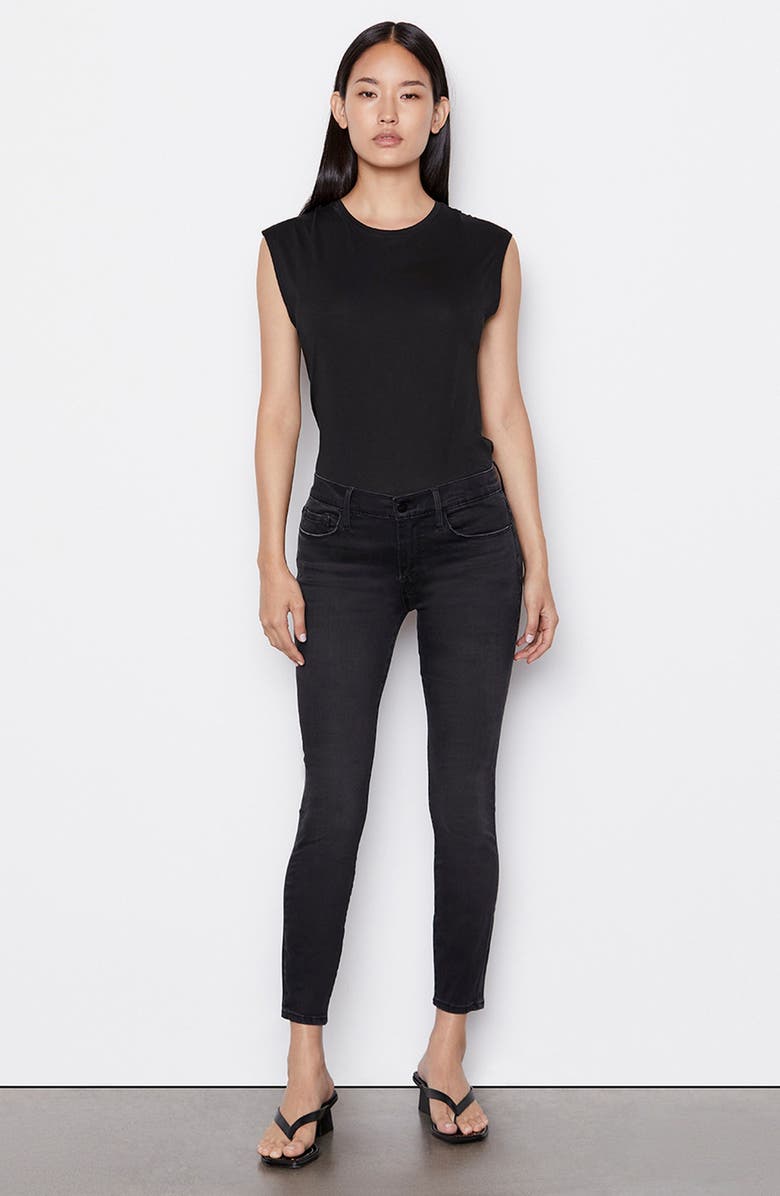 FRAME Le Skinny de Jeanne Ankle Skinny Jeans, Alternate, color, Kerry