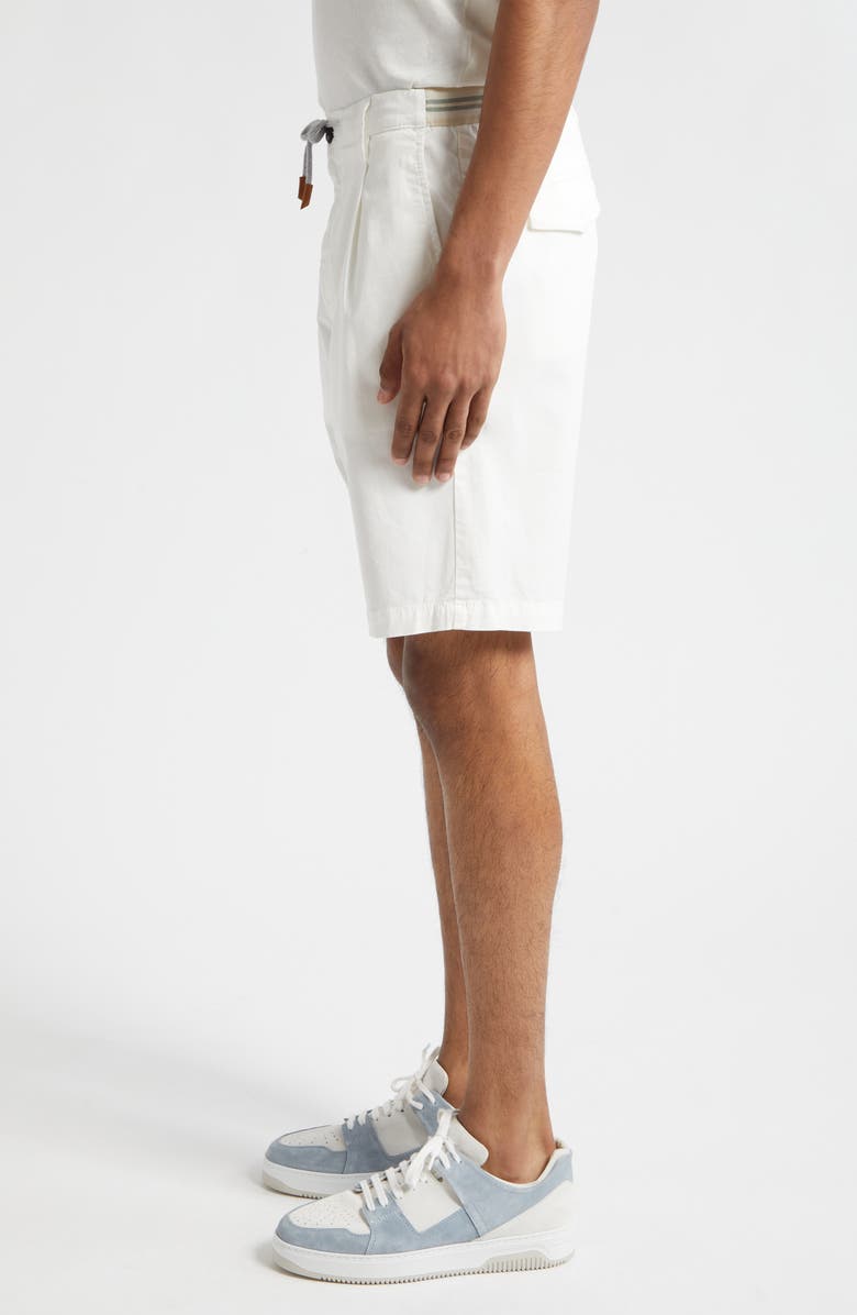 Eleventy Stretch Cotton Bermuda Shorts, Alternate, color, 