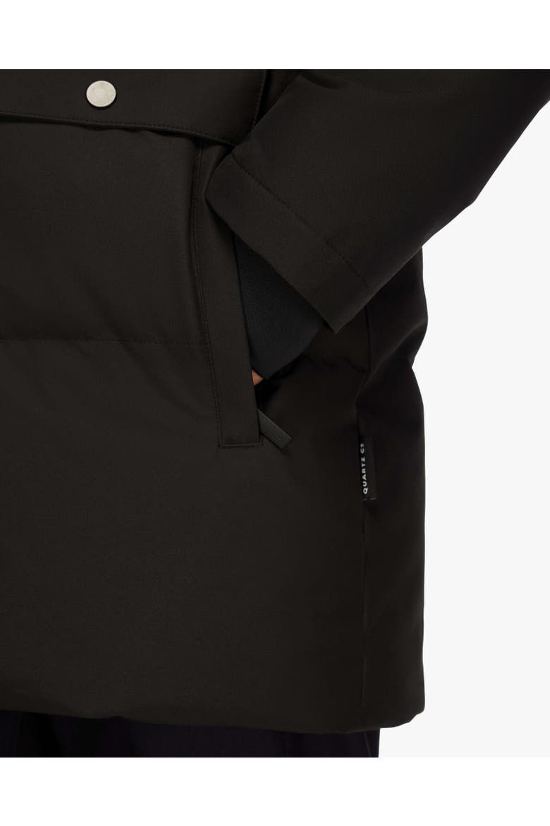 CHLOE | Hooded Down Winter Jacket, Alternate, color, Black