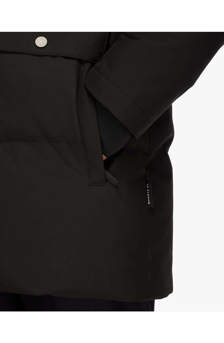 Quartz Co. CHLOE | Hooded Down Winter Jacket, Alternate, color, Black