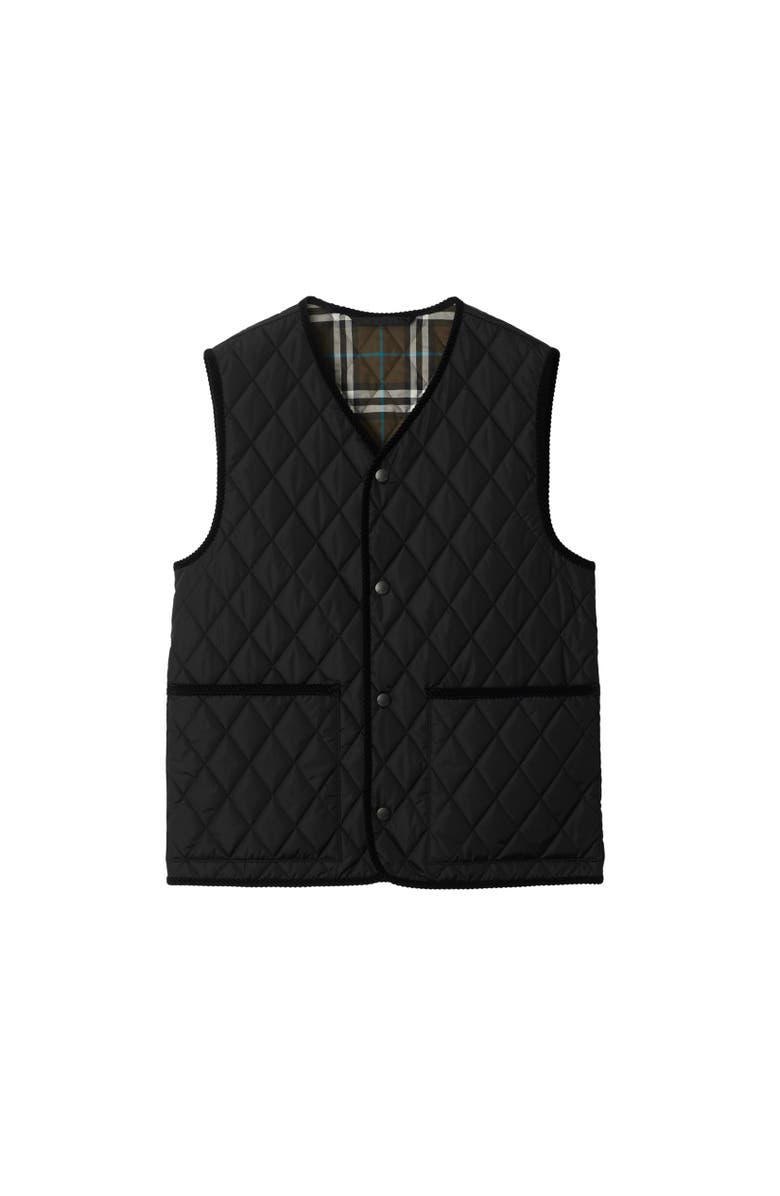 Burberry Quilted Nylon Gilet, Alternate, color, 