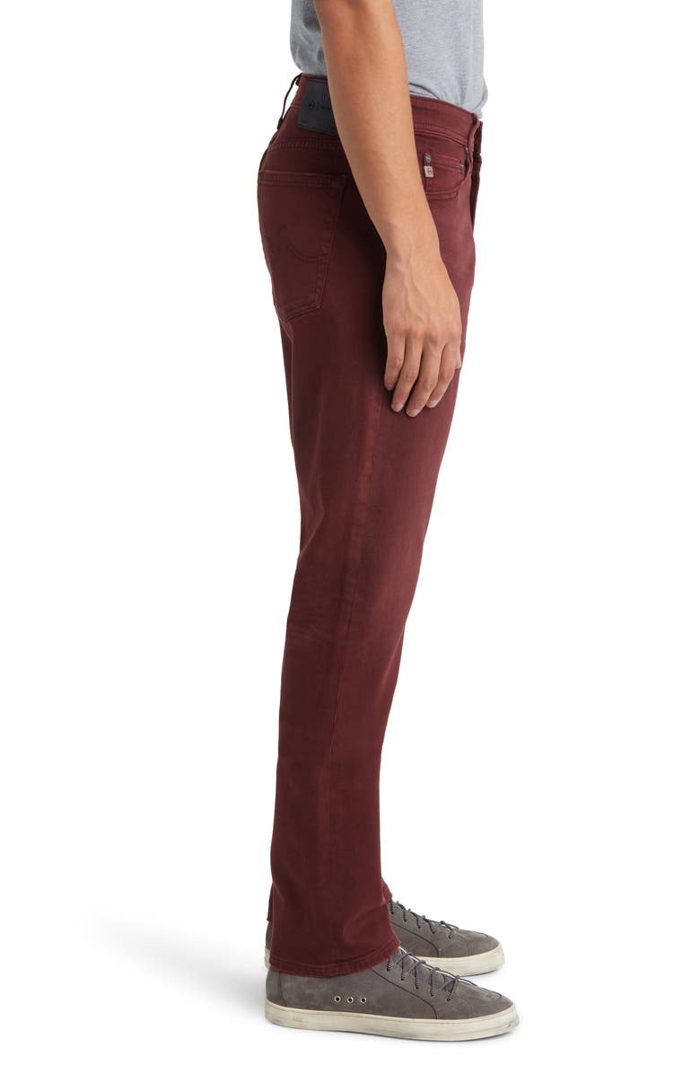 AG Everett Slim Straight Leg Jeans, Alternate, color, 7 Years Sulfur Dark Plum