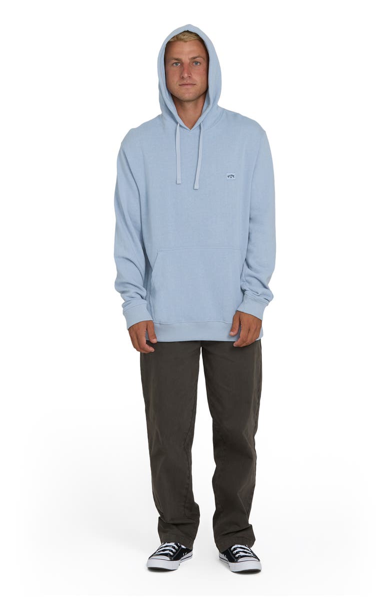 Billabong All Day Pullover Hoodie, Alternate, color, Blue Fog