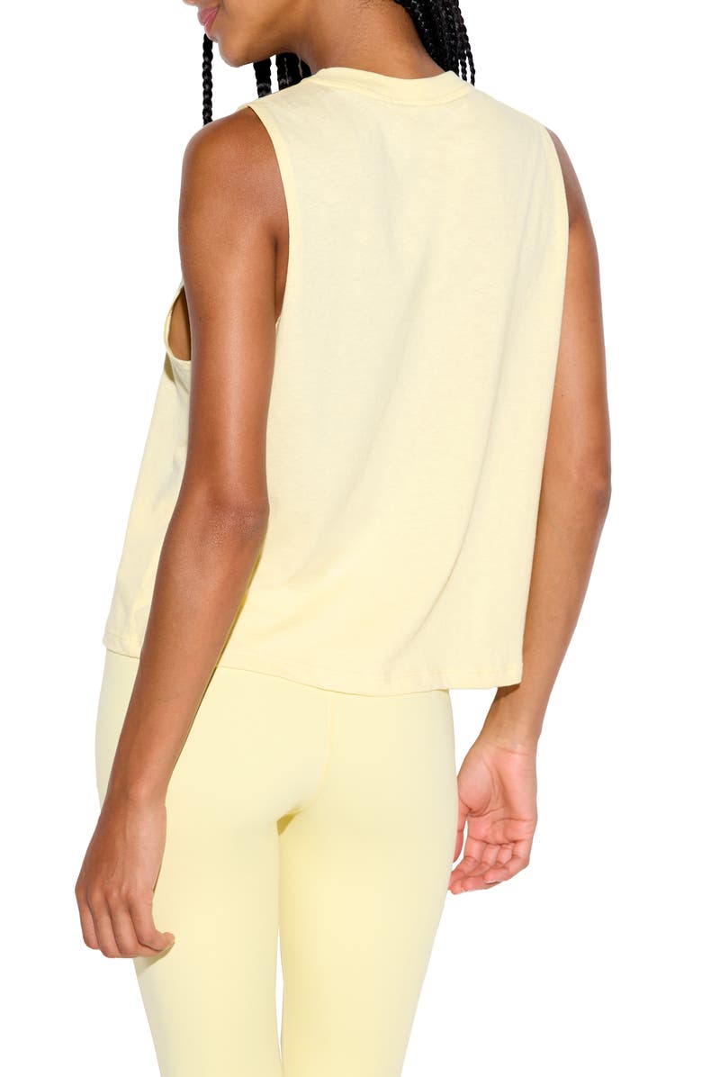 Spiritual Gangster Spring Harmony Vibe Tank, Alternate, color, French Vanilla