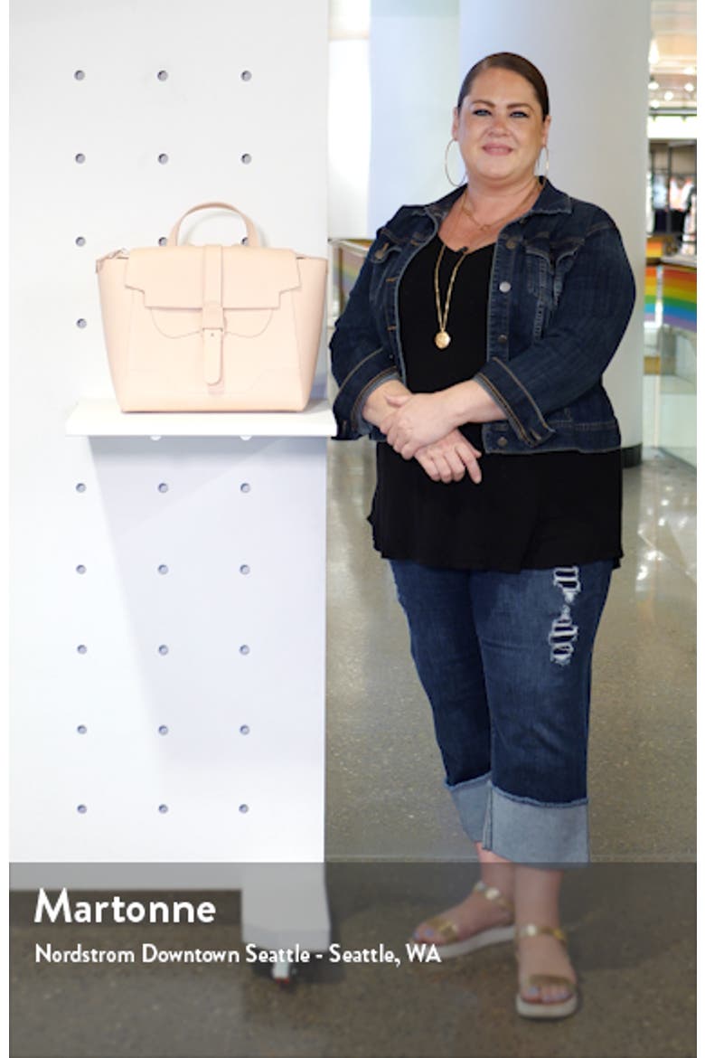 Maestra Pebbled Leather Satchel video