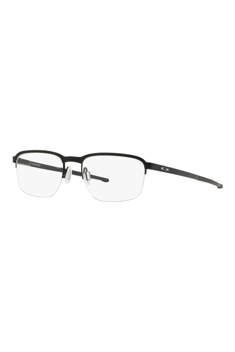 Cathode 54mm Semirimless Optical Glasses, Alternate, color, BLACK
