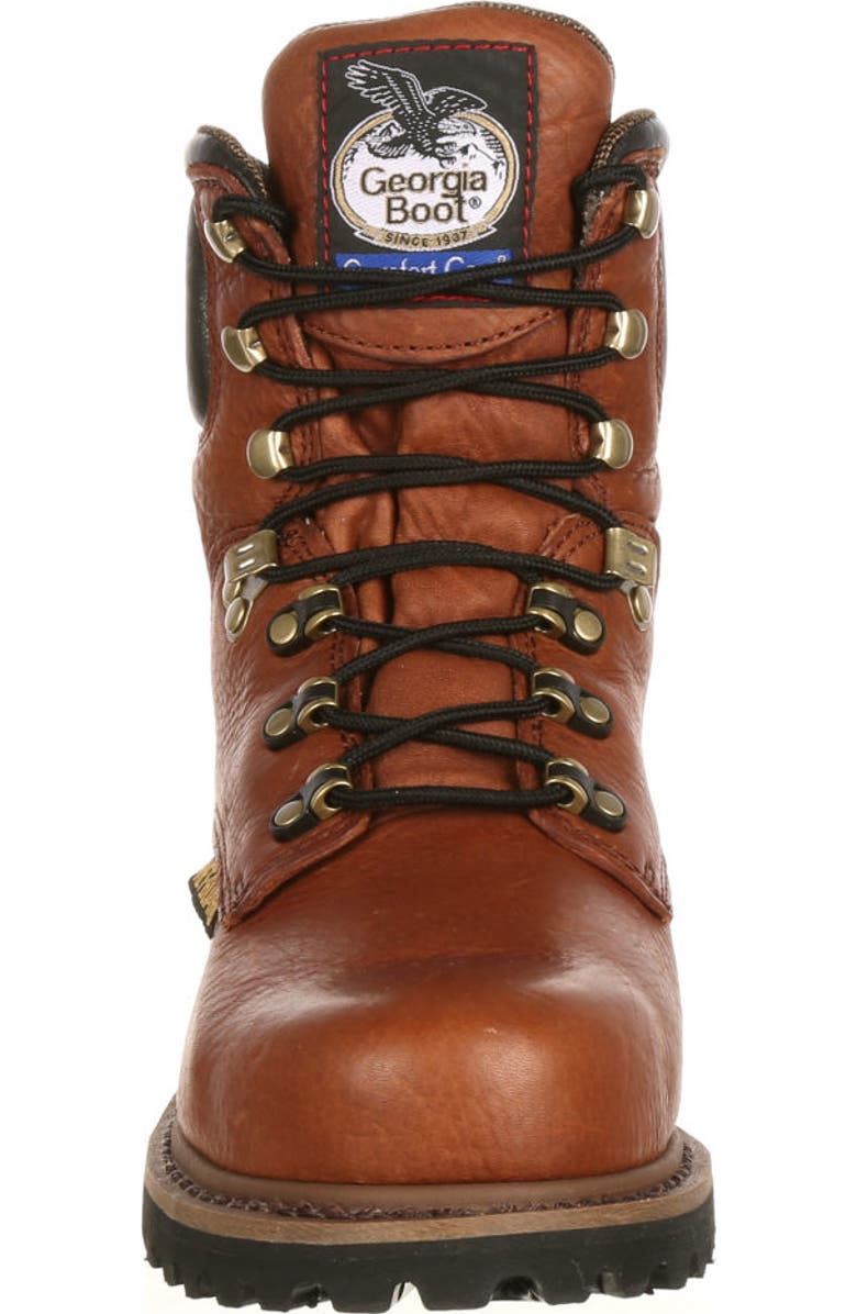 Georgia Boot Hammer Internal Metatarsal Steel Toe Work Boot, Alternate, color, Briar Brown