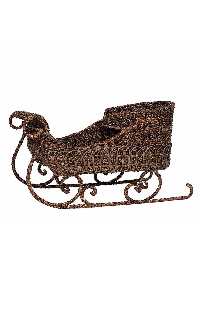 Juliska Devon Willow Sleigh, Main, color, Brown