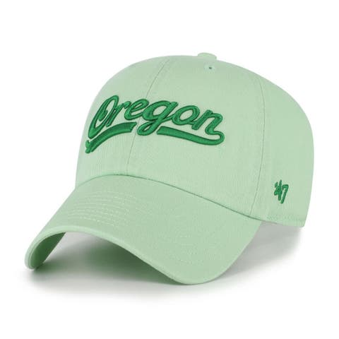 Men's '47 Light Green Oregon Ducks Clean Up Adjustable Hat