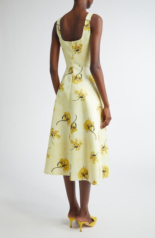 EMILIA WICKSTEAD EMILIA WICKSTEAD SHILOH FLORAL MIDI DRESS