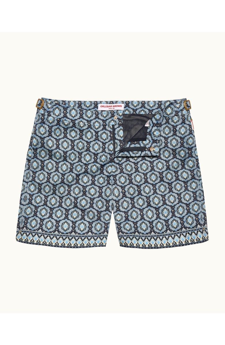 Orlebar Brown Bulldog Mid-Length Classic Fit Swim Shorts, Main, color, Night Iris