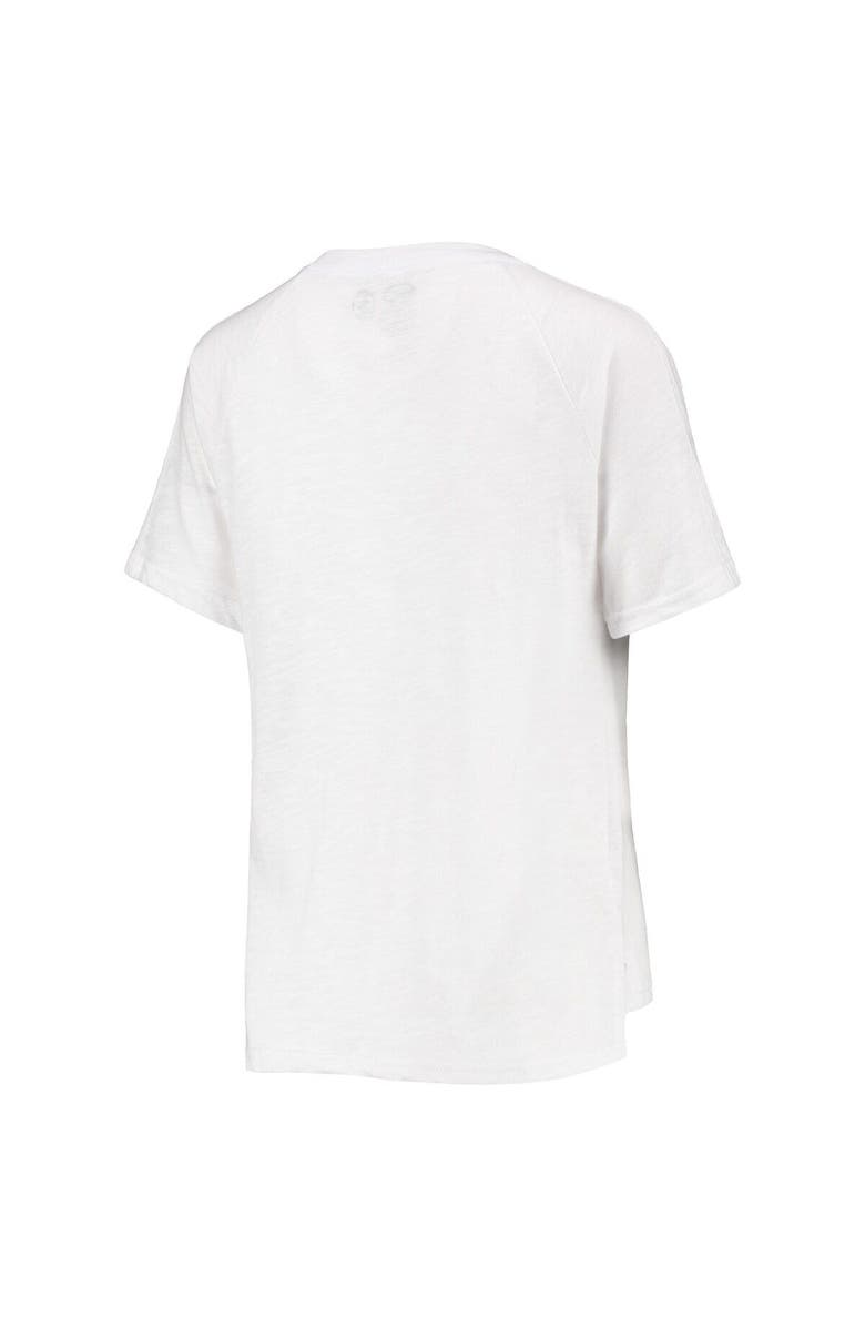 CONCEPTS SPORT Women's Concepts Sport Charcoal/White Philadelphia Flyers Resurgence Slub Burnout Raglan T-Shirt & Joggers Sleep Set, Alternate, color, Charcoal