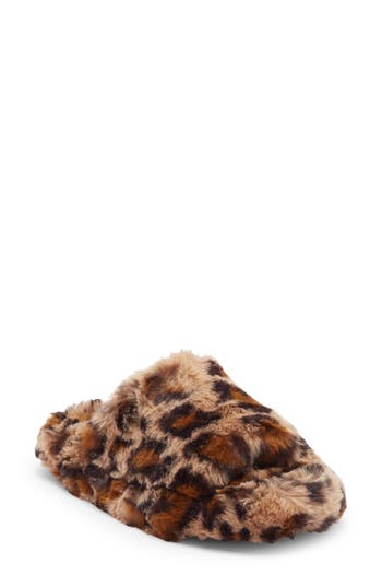 Abound Kingsley Faux Fur Slipper In Animal Print