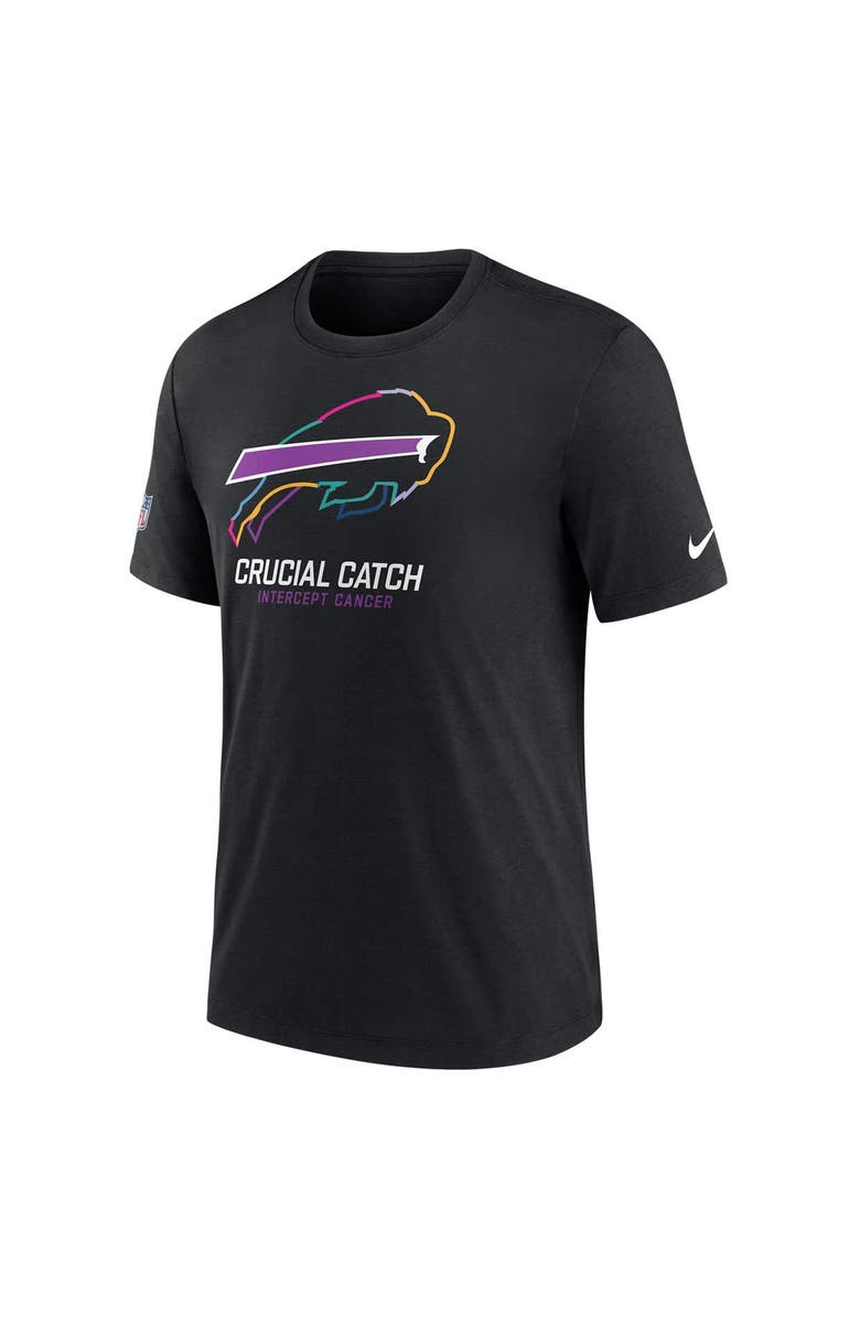 Nike Men's Nike Black Buffalo Bills 2024 NFL Crucial Catch T-Shirt, Alternate, color, 