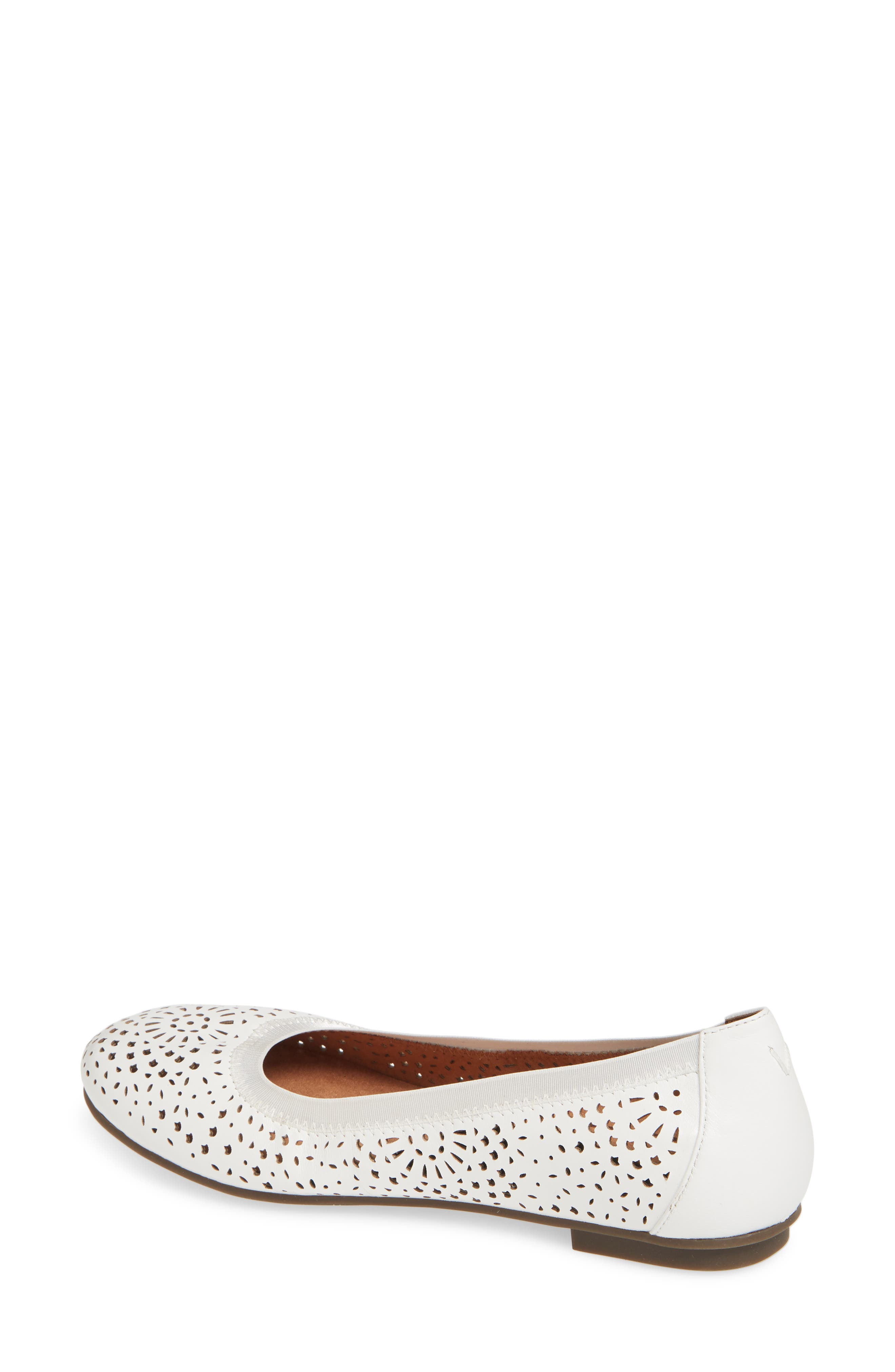 Robyn Flat, Alternate, color, WHITE LEATHER