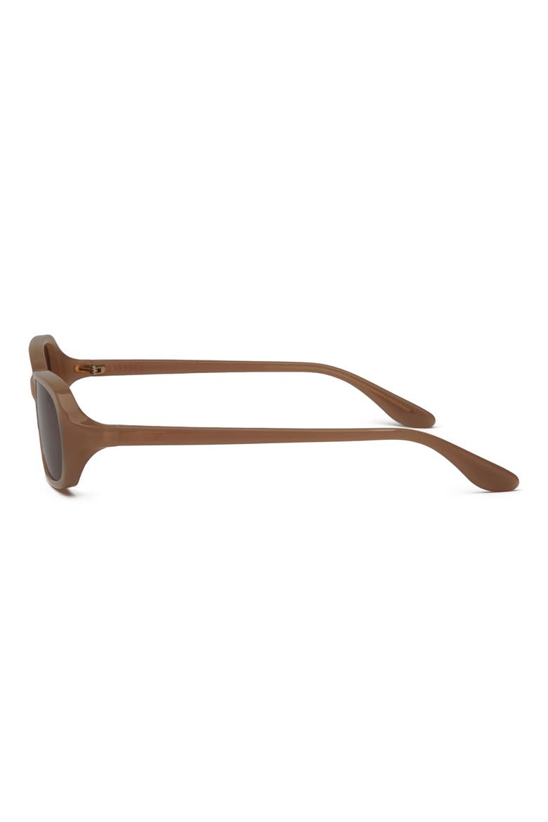 Cindy 54mm Oval Sunglasses, Alternate, color, DARK SAND / BROWN